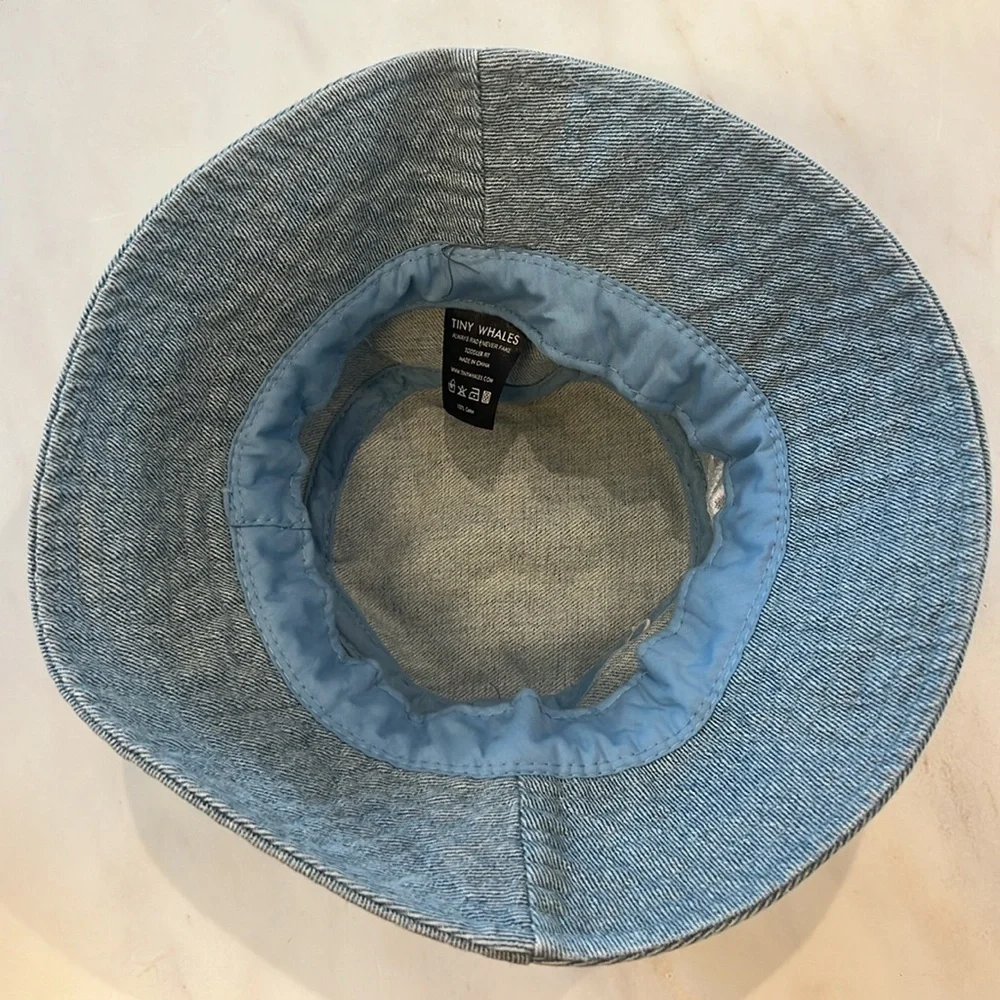 Tiny Whales Denim Bucket Hat!